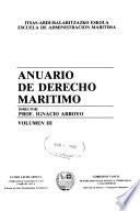 Anuario de derecho maritimo