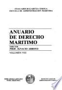 Anuario de derecho marítimo