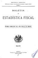 Anuario de estadística fiscal