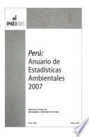 Anuario de estadísticas ambientales