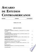 Anuario de estudios centroamericanos