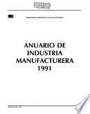 Anuario de industria manufacturera