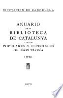 Anuario de la Biblioteca Central y de las Populares y Especiales de Barcelona