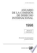 Anuario de la Comisión de Derecho Internacional 1998, Vol.II, Parte1