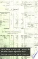 Anuario de la Dirección General de Estadística correspondiente al año ...