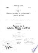 Anuario de la industria minera en el Perú