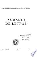 Anuario de letras