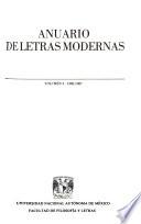 Anuario de letras modernas