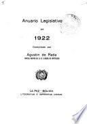 Anuario de leyes, decretos, resoluciones y órdenes supremas