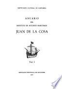 Anuario del Instituto de Estudios Maritimos Juan de la Cosa