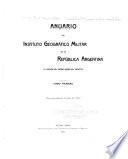 Anuario del Instituto Geográfico Militar de la República Argentina