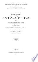 Anuario estadístico de la provincia de Buenos Aires ...