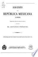 Anuario estadistíco de la República Mexicana