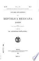 Anuario estadistíco de la República Mexicana