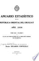 Anuario estadístico de la República Oriental del Uruguay