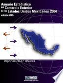 Anuario estadístico del comercio exterior de los Estados Unidos Mexicanos 2004. Importación en dólares