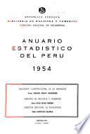 Anuario estadístico del Perú