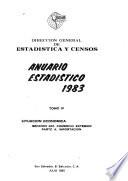 Anuario estadístico