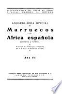 Anuario-guía oficial de Marruecos y del Africa española