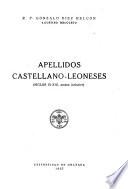 Apellidos castellano-leoneses