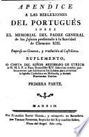 Apéndice a las reflexiones del portugués sobre el memorial del P.General...