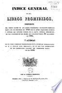 Apéndice al Índice general de los libros prohibidos