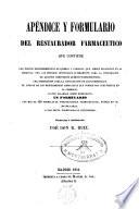 Apéndice y formulario del restaurador farmacéutico que contiene...