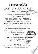 Aphorismos de cirugia