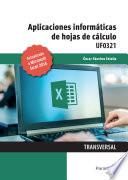 Aplicaciones informáticas de hojas de cálculo. Microsoft Excel 2016