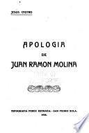 Apología de Juan Ramón Molina