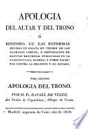 Apología del altar y del trono: Apología del trono