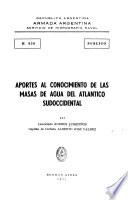 Aportes al conocimiento de las masas de agua del Atlántico sudoccidental