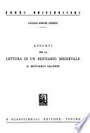 Appunti per la lettura di un bestiario medievale