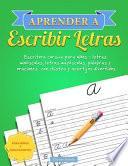 Aprender a escribir letras