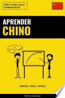Aprender Chino - Rápido / Fácil / Eficaz