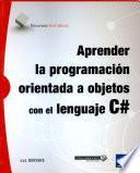Aprender la programación orientada a objetos con el lenguaje C#