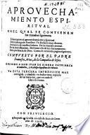 Aprouechamiento espiritual