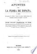 Apuntes para la flora de España