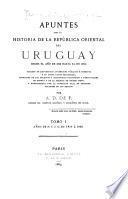 Apuntes para la historia de la República Oriental del Uruguay
