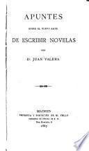 Apuntes sobre el nuevo arte de escribir novelas