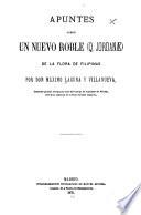 Apuntes sobre un nuevo roble, (Q. Jordanæ) de la flora de Filipinas