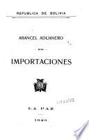 Arancel aduanero de importaciones