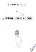 Aranceles de aduanas para la peninsula e islas Baleares
