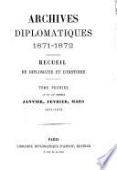 Archives diplomatiques