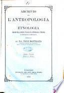 Archivio per l'antropologia e la etnologia