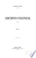Archivo colonial