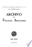 Archivo de filología aragonesa