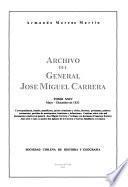 Archivo del general José Miguel Carrera: Mayo-diciembre de 1820