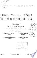 Archivo español de morfología