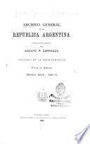Archivo general de la República Argentina: Período de la independencia, año 1812; causa de Alzaga